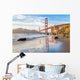 Golden Gate Bridge Sunset Wall Decal