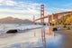 Golden Gate Bridge Sunset Wall Decal