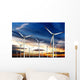 Wind Power Generating Mills Wall Decal