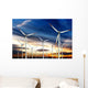 Wind Power Generating Mills Wall Decal