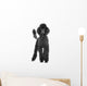 caniche royal noir Wall Decal