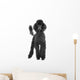 caniche royal noir Wall Decal