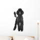 caniche royal noir Wall Decal