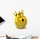 Happy Smiley with Crown Wall Decal