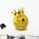 Happy Smiley with Crown Wall Decal