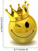 Happy Smiley with Crown Wall Decal
