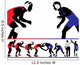 Wrestling Vector Silhouettes Wall Decal