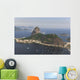 Aerial view of Sugar Loaf in Rio de Janeiro Wall Mural