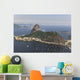 Aerial view of Sugar Loaf in Rio de Janeiro Wall Mural
