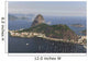 Aerial view of Sugar Loaf in Rio de Janeiro Wall Mural