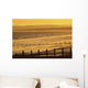 Sunset Over Beach In Winter Wall Mural