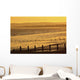 Sunset Over Beach In Winter Wall Mural