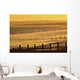 Sunset Over Beach In Winter Wall Mural