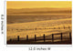Sunset Over Beach In Winter Wall Mural