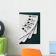 Close-Up Of Blackjack Playing Cards Showing Spades Royal Flush Wall Mural