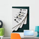 Close-Up Of Blackjack Playing Cards Showing Spades Royal Flush Wall Mural
