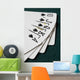 Close-Up Of Blackjack Playing Cards Showing Spades Royal Flush Wall Mural