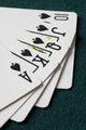 Close-Up Of Blackjack Playing Cards Showing Spades Royal Flush Wall Mural