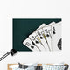 Close-Up Of Blackjack Playing Cards Showing Spades Royal Flush Wall Mural