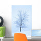 Frost And Snow Cover An Oak Tree Wall Mural