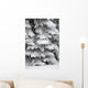 Snow Covered Evergreen Trees Wall Mural