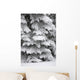 Snow Covered Evergreen Trees Wall Mural