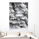 Snow Covered Evergreen Trees Wall Mural