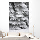 Snow Covered Evergreen Trees Wall Mural