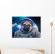 Pug Outer Space Dog Wall Decal