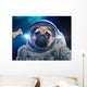Pug Outer Space Dog Wall Decal