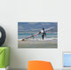 Windsurfer Carrying Surfboard Wall Mural