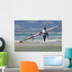 Windsurfer Carrying Surfboard Wall Mural