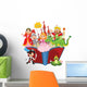 Children's Fantasy Book Reading Wall Decal