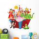 Children's Fantasy Book Reading Wall Decal