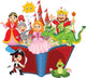 Children's Fantasy Book Reading Wall Decal