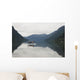A Young Man Leaps Onto His Body Board In Cameron Lake Wall Mural