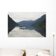 A Young Man Leaps Onto His Body Board In Cameron Lake Wall Mural