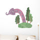Leaning Fairytale House Wall Decal