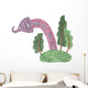 Leaning Fairytale House Wall Decal