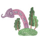 Leaning Fairytale House Wall Decal