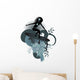 Girl-Surfer Wall Decal