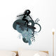 Girl-Surfer Wall Decal