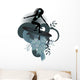 Girl-Surfer Wall Decal