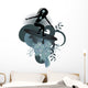 Girl-Surfer Wall Decal