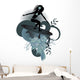 Girl-Surfer Wall Decal