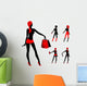 Beautiful Silhouettes Girls Wall Decal