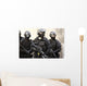 SWAT officer in full tactical gear. Wall Mural