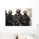 SWAT officer in full tactical gear. Wall Mural