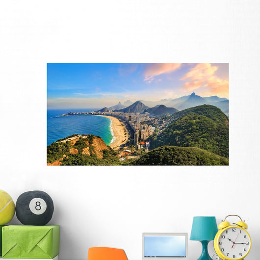 Copacabana Beach and Ipanema Wall Decal