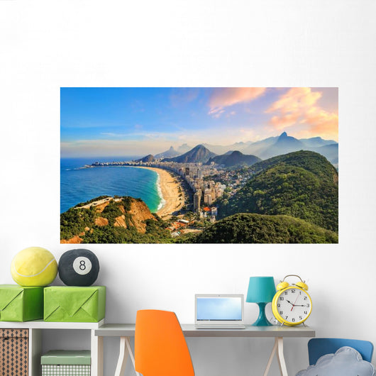 Copacabana Beach and Ipanema Wall Decal